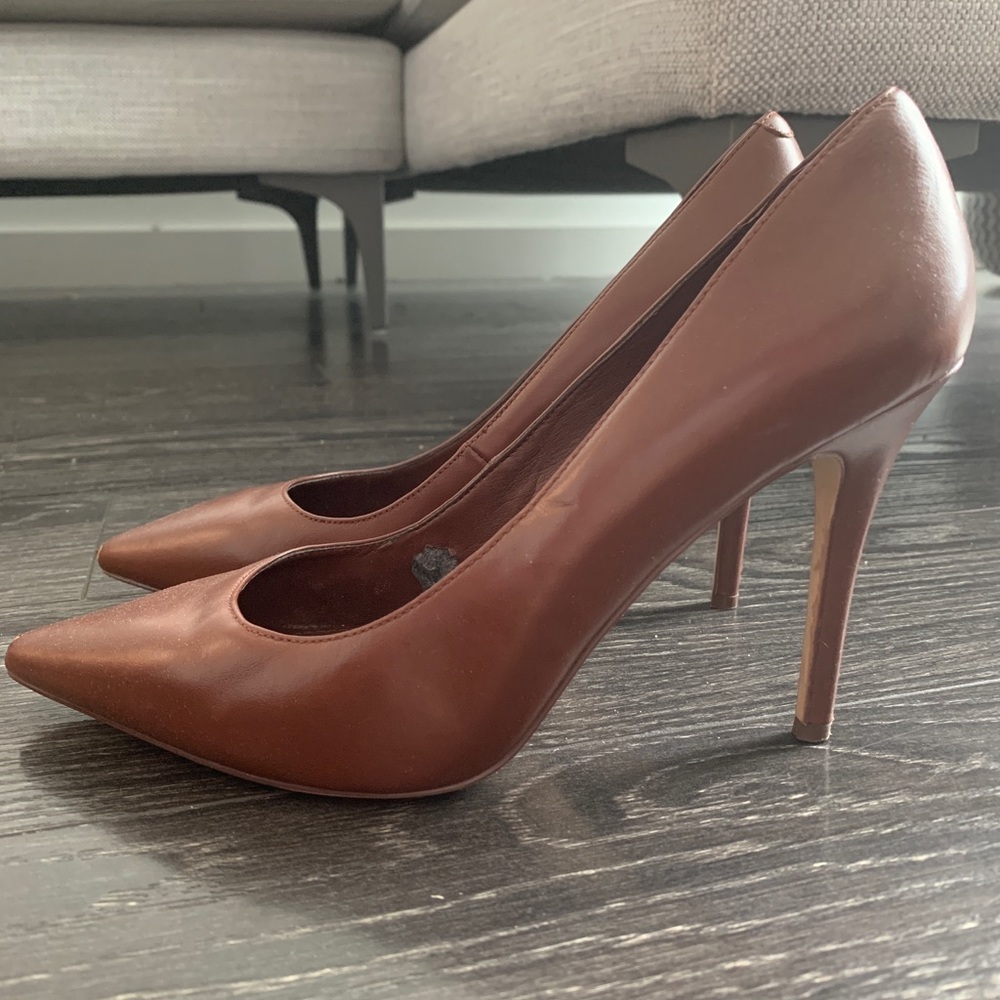 Olivia Rich Mahogany heels
